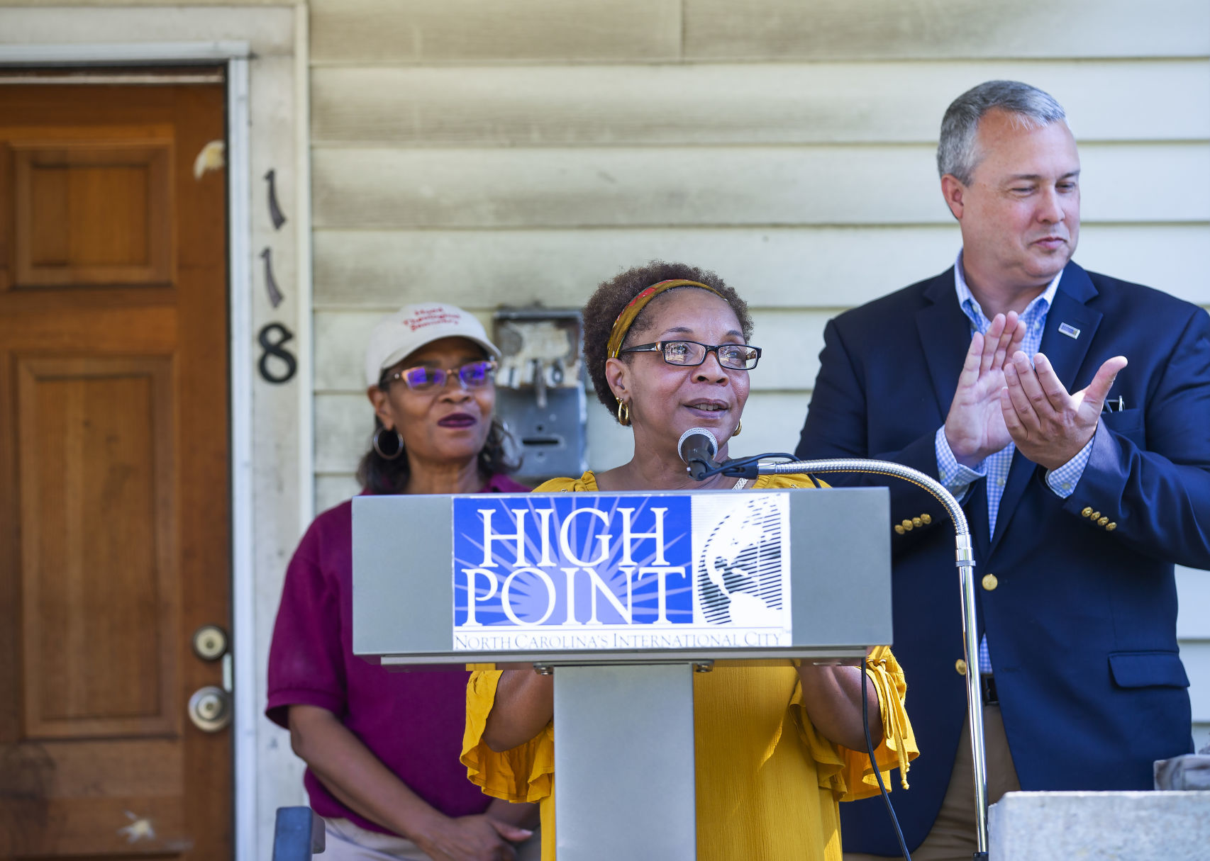 John Coltrane marker dedication in High Point